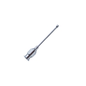 Gass Vitreous Aspirating Cannula, 16 Gauge With Polished Finish, 5mm Ball Shaped Tip, Circular Markings Every 5mm Starting 6mm From Tip, And Overall Length Of 1 3/8" (35mm)  